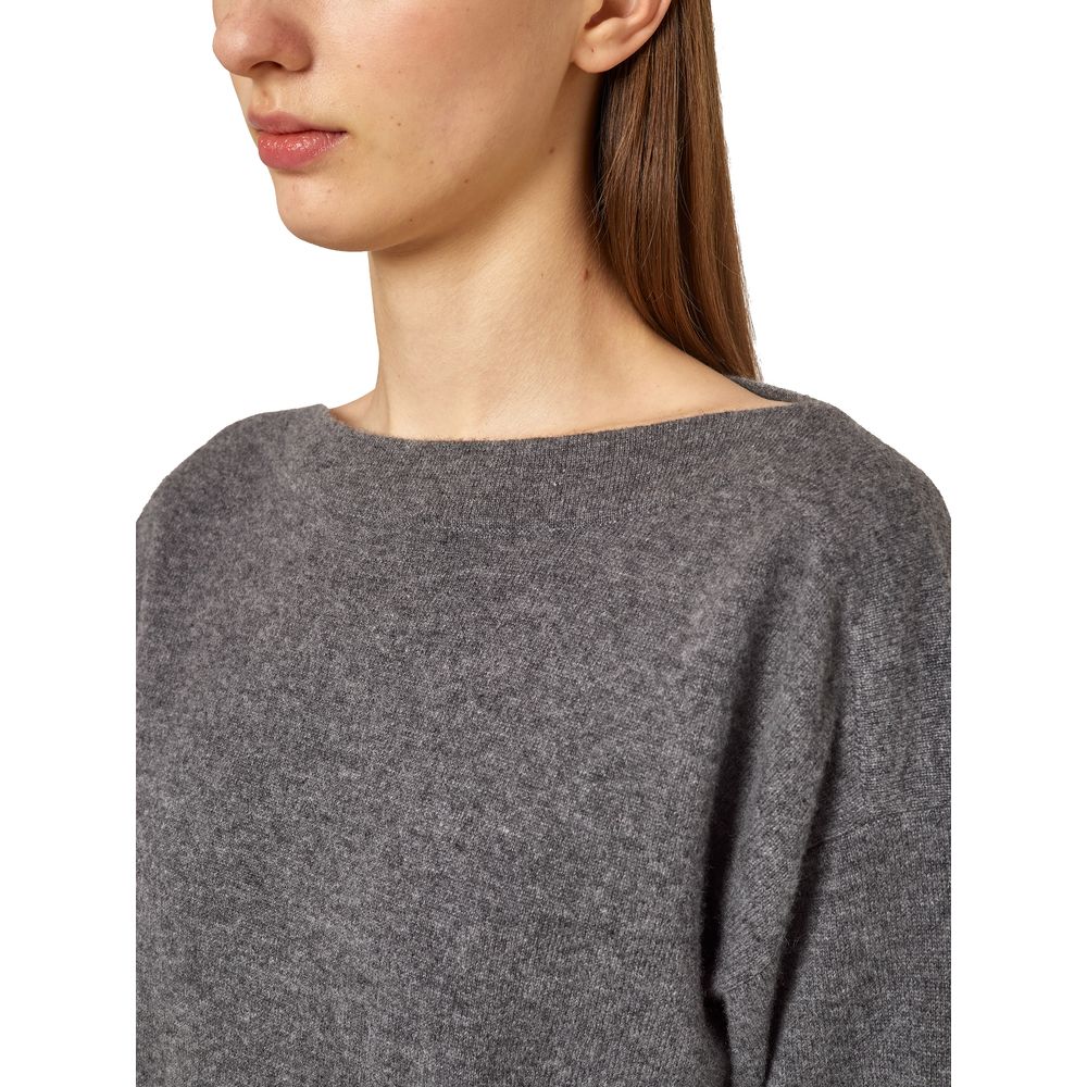 Alpha Studio Gray Cashmere Sweater $741.00 Alpha Studio Luzworld