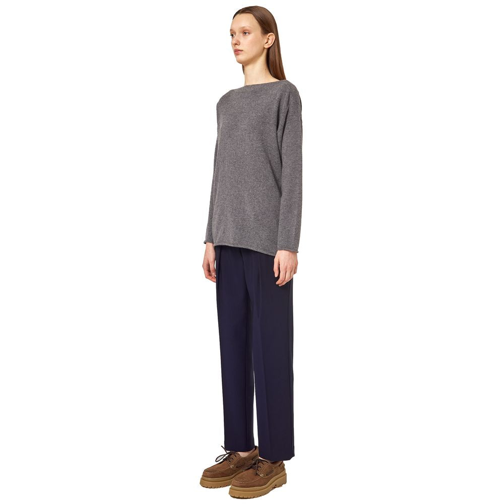 Alpha Studio Gray Cashmere Sweater $741.00 Alpha Studio Luzworld