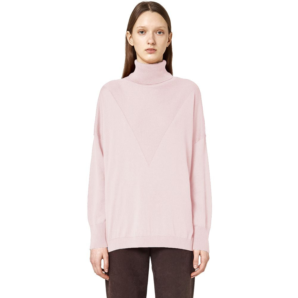 Alpha Studio Pink Silk Sweater $676.00 Alpha Studio Luzworld