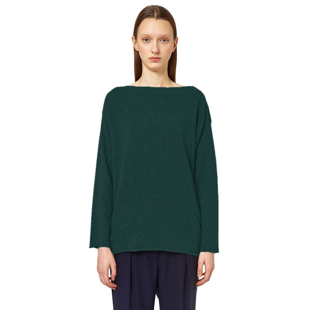 Alpha Studio Green Silk Sweater $741.00 Alpha Studio Luzworld