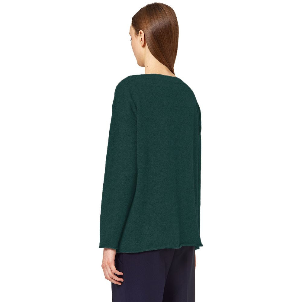 Alpha Studio Green Silk Sweater $741.00 Alpha Studio Luzworld
