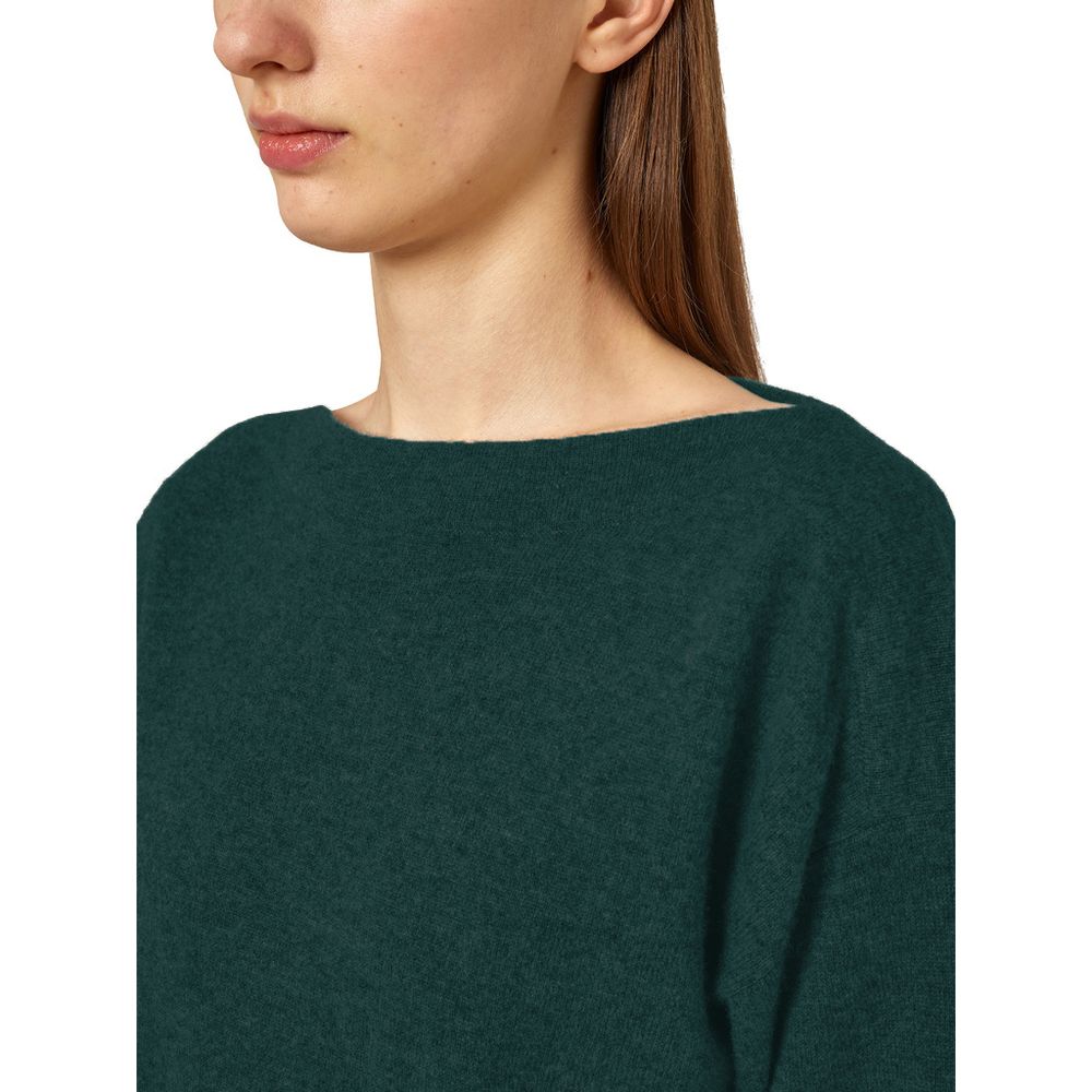 Alpha Studio Green Silk Sweater $741.00 Alpha Studio Luzworld