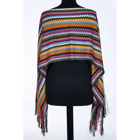 Missoni Multicolor Wool Women Poncho $576.00 Missoni Luzworld