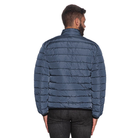 Refrigiwear Blue Nylon Men Jacket $594.00 Refrigiwear Luzworld