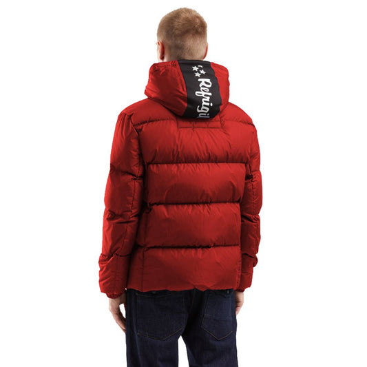 Refrigiwear Red Nylon Men's Jacket $734.00 Refrigiwear Luzworld