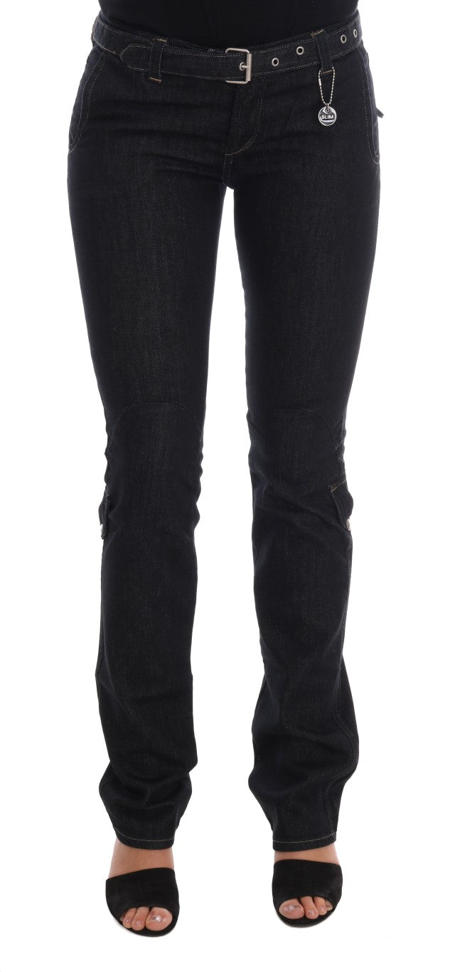 Costume National Blue Cotton Stretch Slim Fit Jeans $537.00 Costume National Luzworld