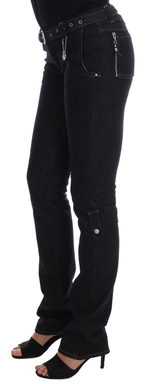 Costume National Blue Cotton Stretch Slim Fit Jeans $537.00 Costume National Luzworld