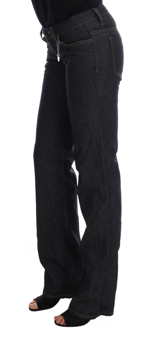 Costume National Dark Blue Cotton Classic Fit Jeans $537.00 Costume National Luzworld