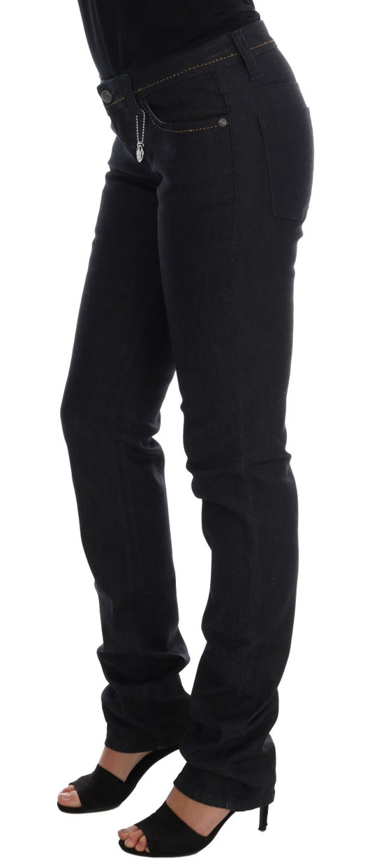 Costume National Blue Cotton Stretch Slim Fit Jeans $537.00 Costume National Luzworld