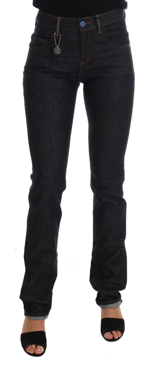 Costume National Blue Cotton Stretch Slim Fit Jeans $537.00 Costume National Luzworld