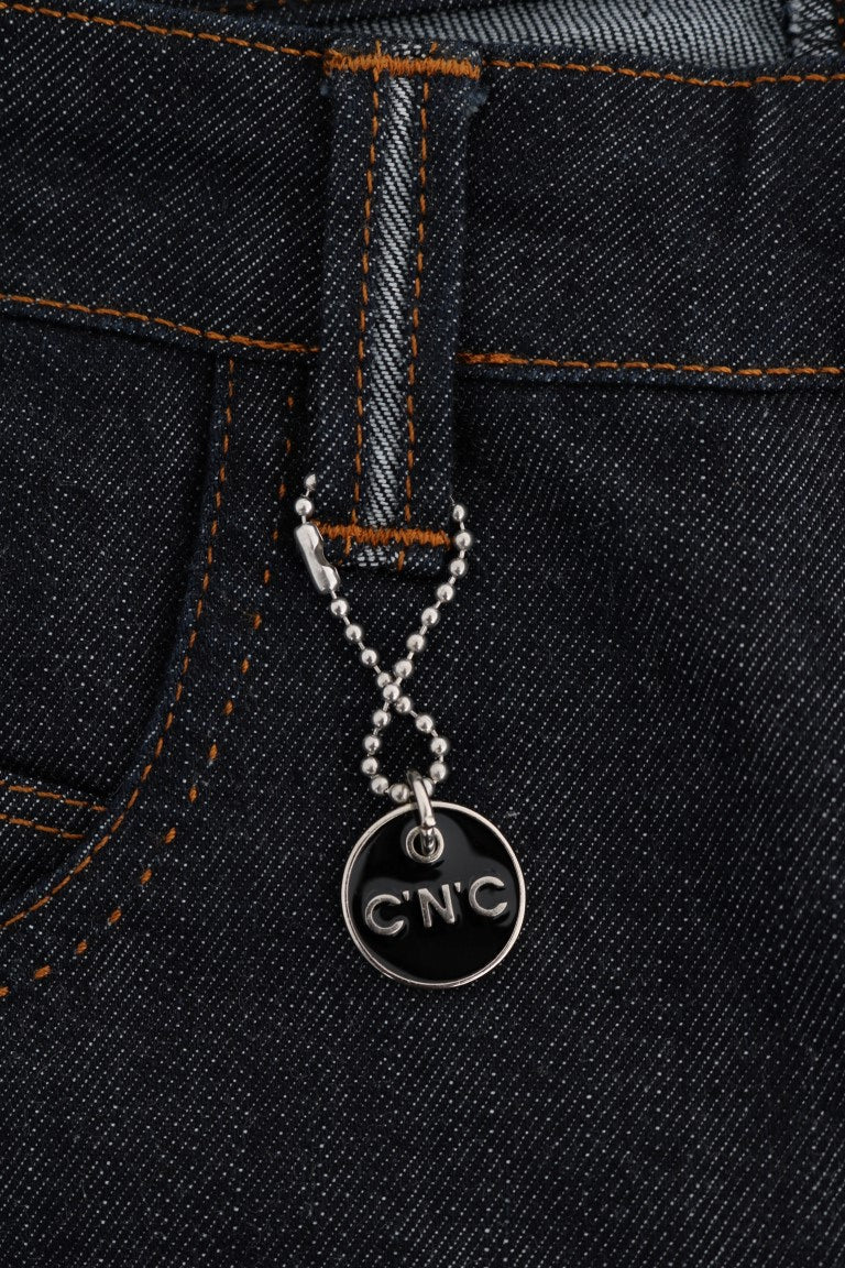 Costume National Blue Cotton Stretch Slim Fit Jeans $537.00 Costume National Luzworld