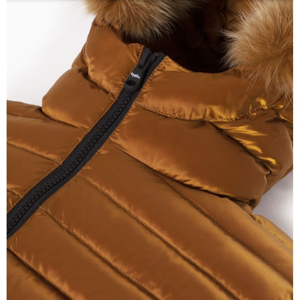 Refrigiwear Orange Nylon Women Jacket $682.00 Refrigiwear Luzworld