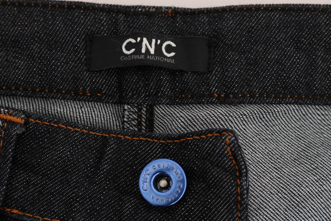 Costume National Blue Cotton Stretch Slim Fit Jeans $537.00 Costume National Luzworld