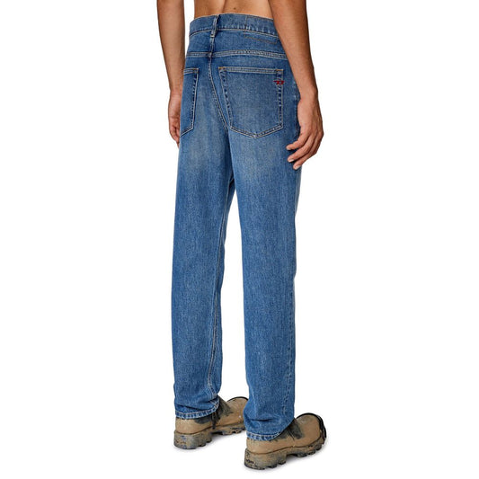 Diesel Blue Cotton Men Jeans $306.00 Diesel Luzworld