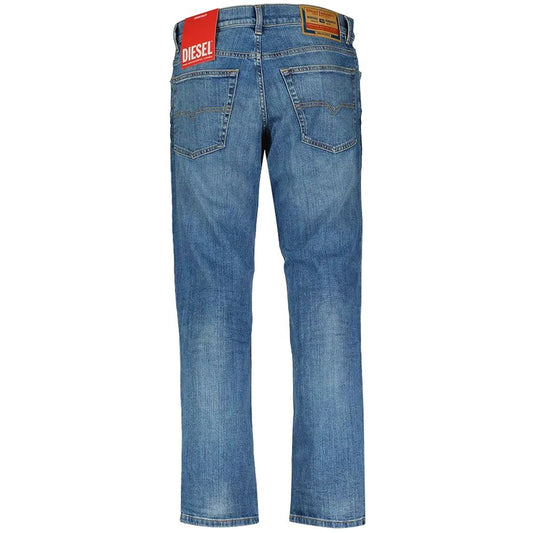 Diesel Blue Cotton Men Jeans $273.00 Diesel Luzworld
