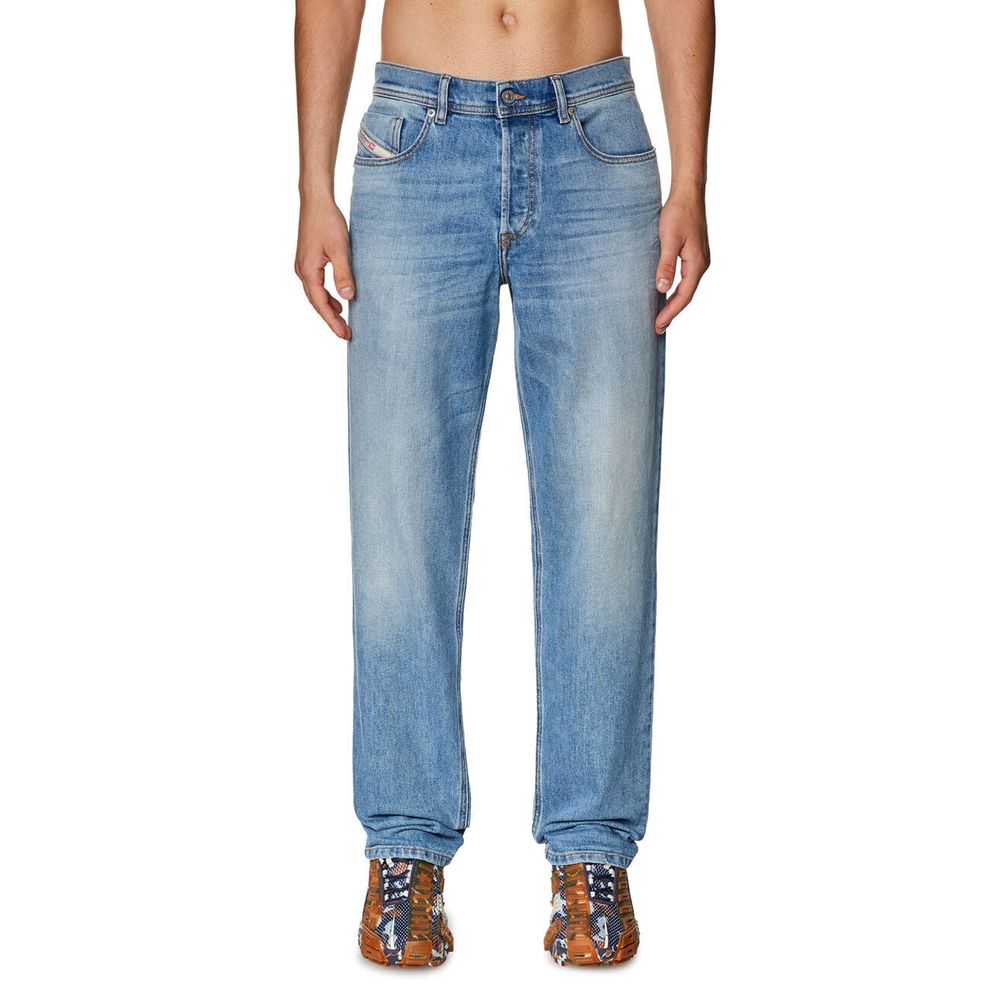 Diesel Blue Cotton Men Jeans $306.00 Diesel Luzworld