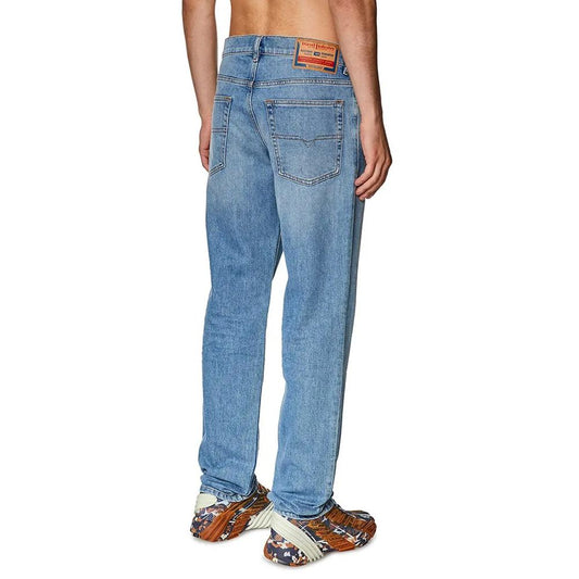 Diesel Blue Cotton Men Jeans $306.00 Diesel Luzworld