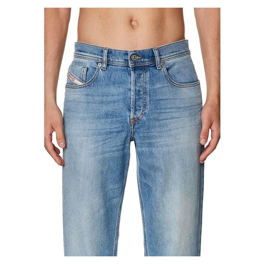 Diesel Blue Cotton Men Jeans $306.00 Diesel Luzworld