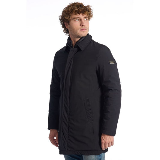 Baldinini Trend Black Polyester Jacket $742.00 Baldinini Trend Luzworld