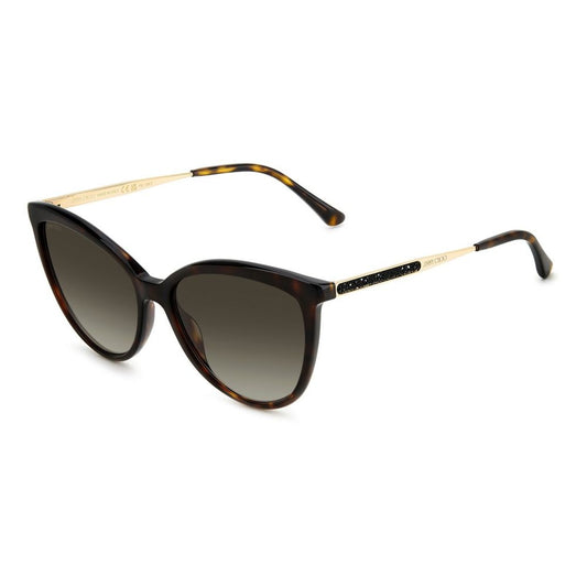 Jimmy Choo Brown Metal Sunglasses $606.00 Jimmy Choo Luzworld