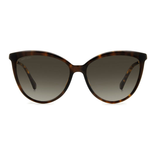 Jimmy Choo Brown Metal Sunglasses $606.00 Jimmy Choo Luzworld