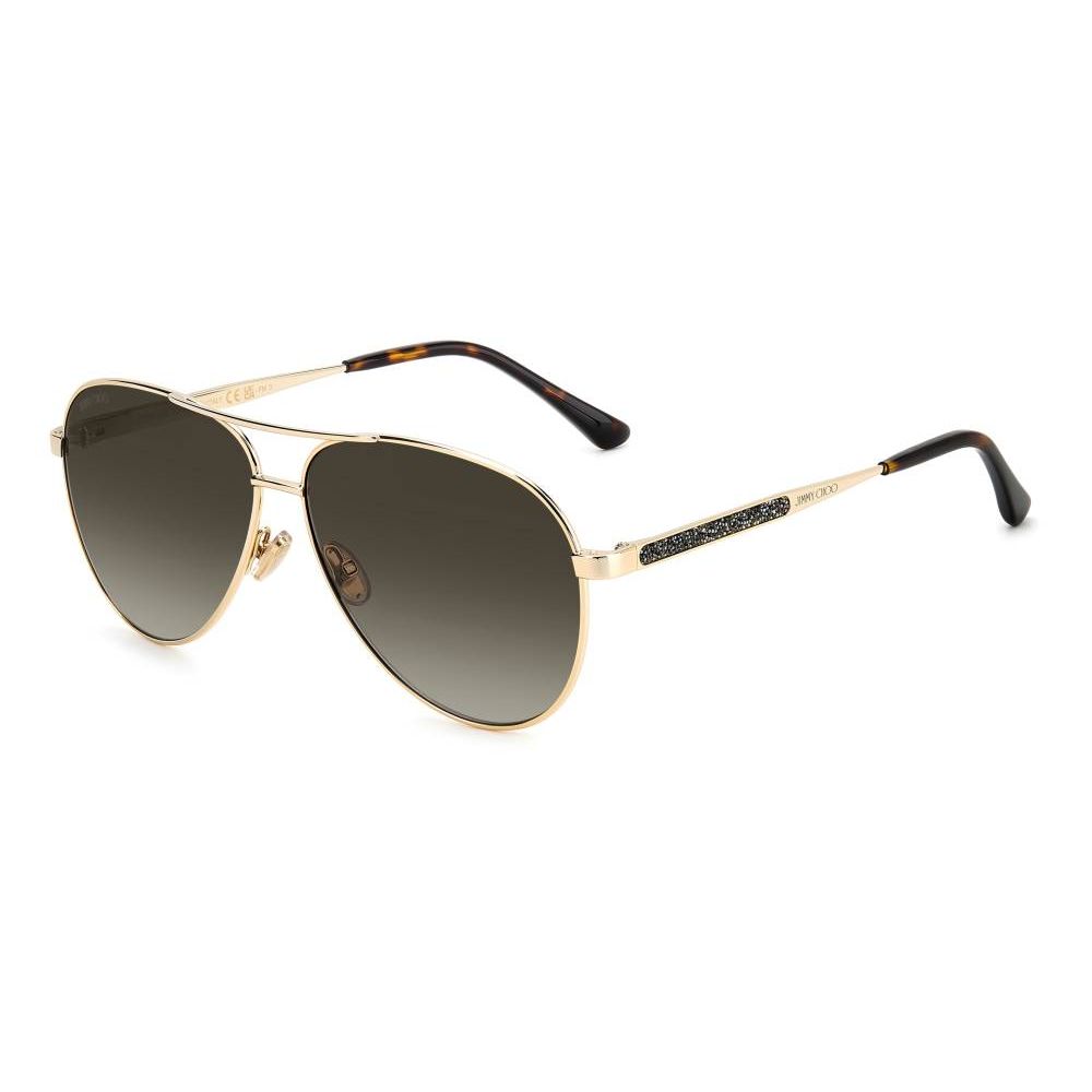 Jimmy Choo Gold Metal Sunglasses $639.00 Jimmy Choo Luzworld