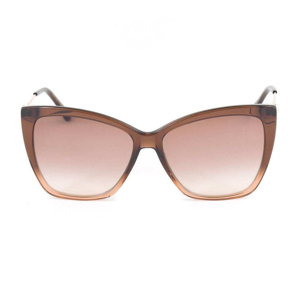 Jimmy Choo Brown Metal Sunglasses $508.00 Jimmy Choo Luzworld
