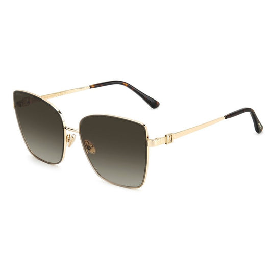 Jimmy Choo Gold Metal Sunglasses $573.00 Jimmy Choo Luzworld