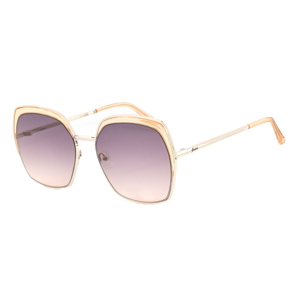 Guess Gold Metal Sunglasses $203.00 Guess Luzworld