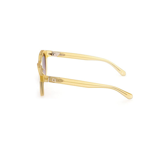 Guess Yellow Plastic Sunglasses $208.00 Guess Luzworld