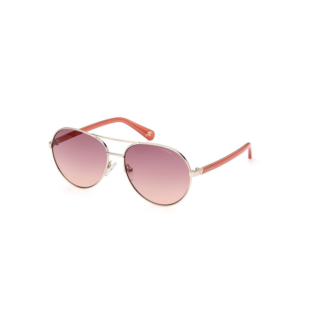 Guess Gold Metal Sunglasses $185.00 Guess Luzworld
