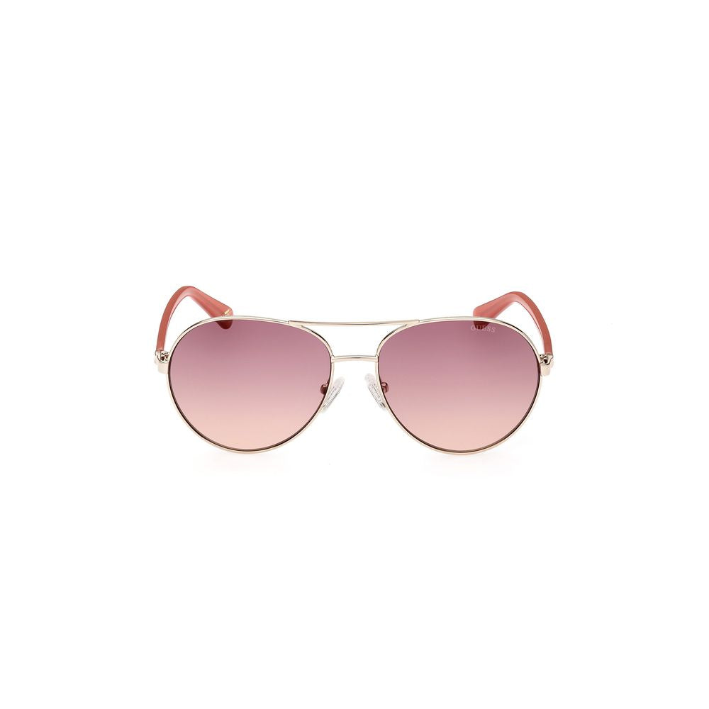 Guess Gold Metal Sunglasses $185.00 Guess Luzworld