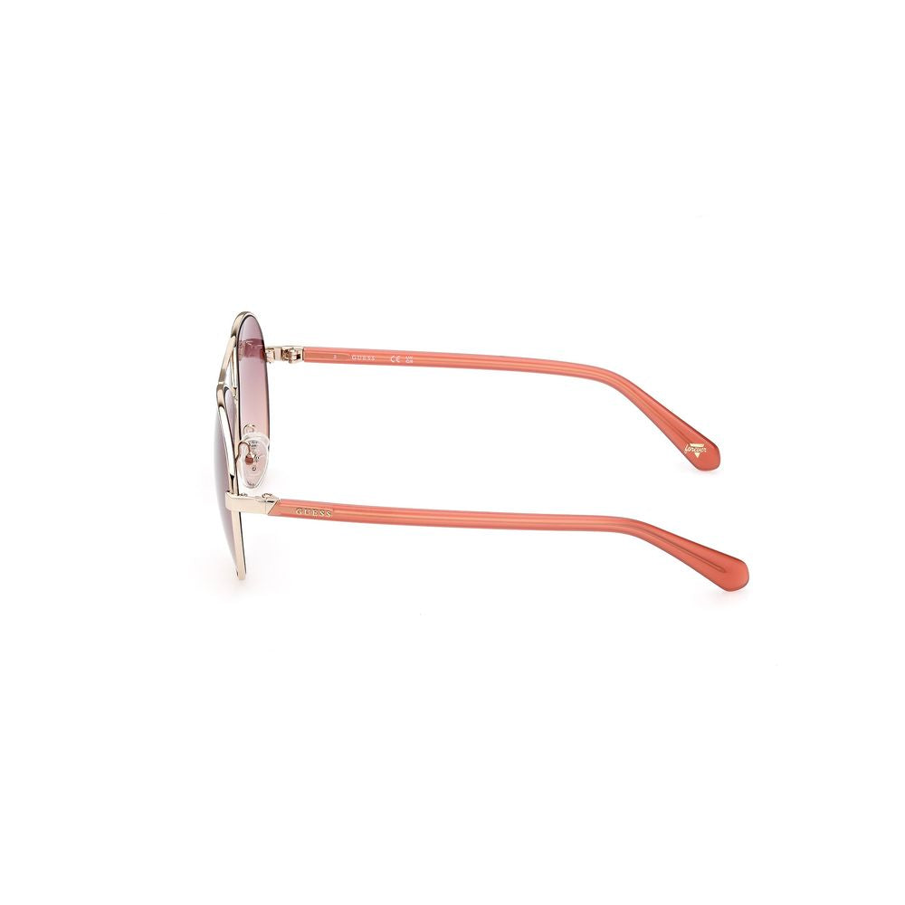 Guess Gold Metal Sunglasses $185.00 Guess Luzworld