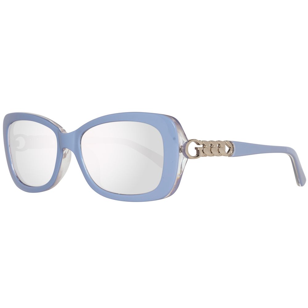 Guess Blue Plastic Sunglasses $200.00 Guess Luzworld