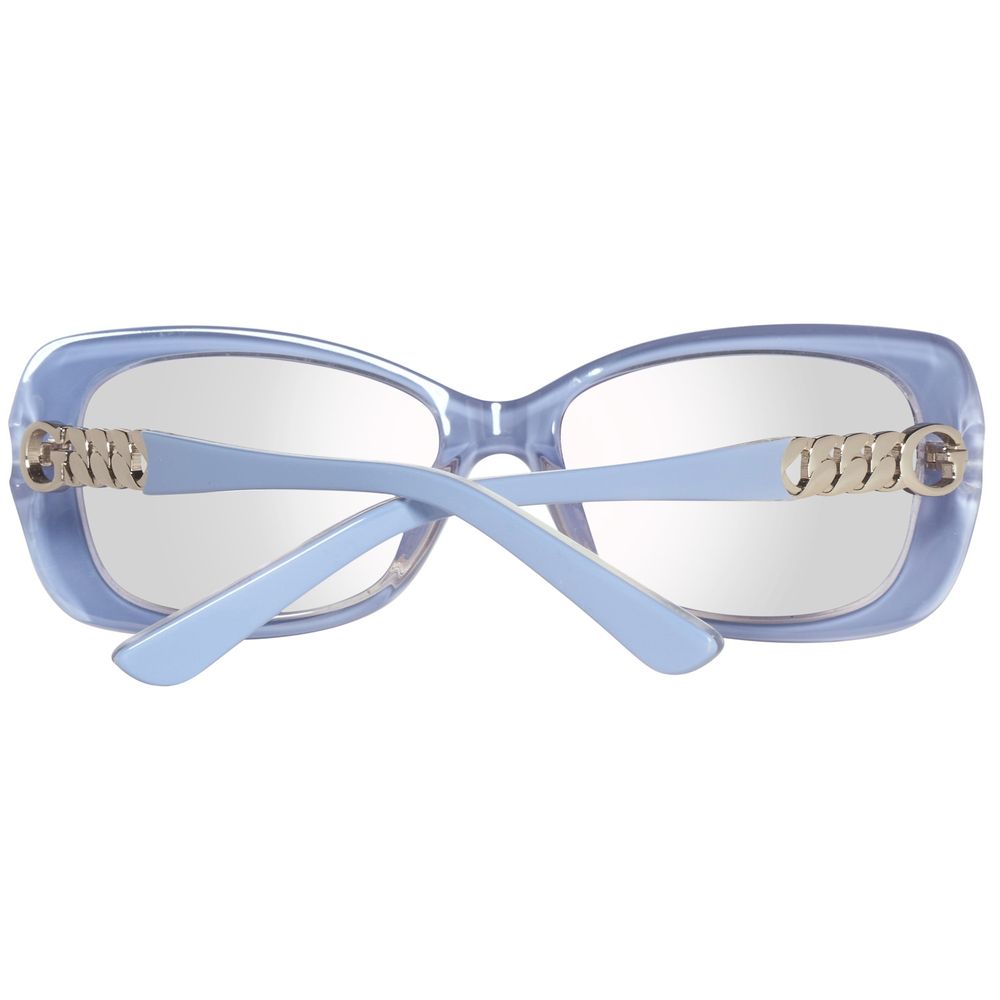 Guess Blue Plastic Sunglasses $200.00 Guess Luzworld