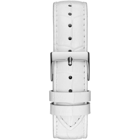 Guess White Leather Watch $213.00 Guess Luzworld