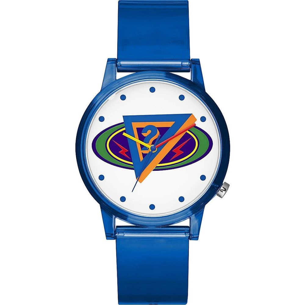 Guess Blue Resin Watch $190.00 Guess Luzworld