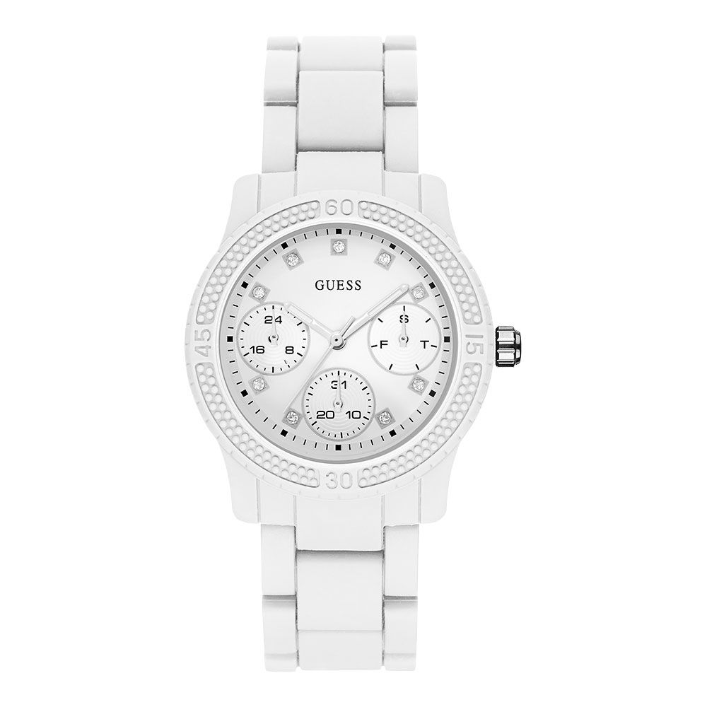 Guess White Rubber Watch $293.00 Guess Luzworld