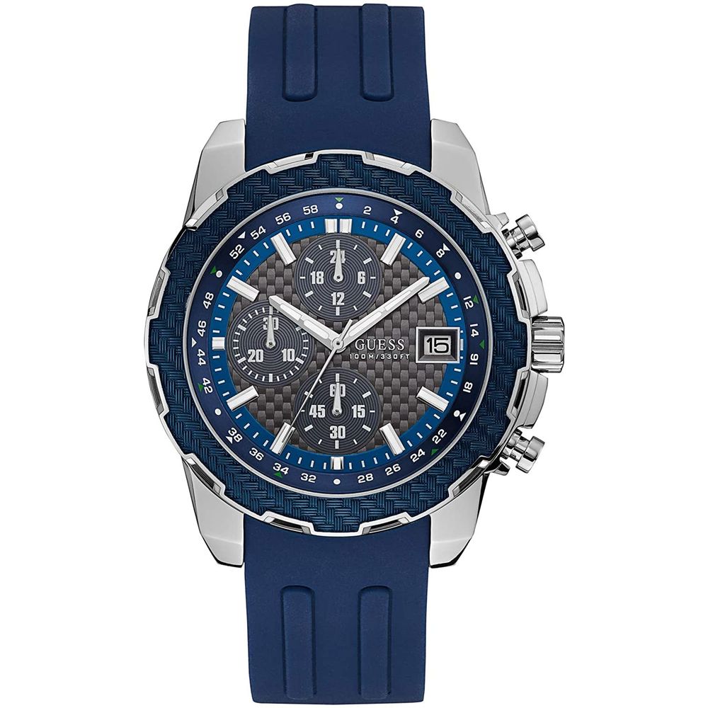 Guess Blue Rubber Watch $349.00 Guess Luzworld