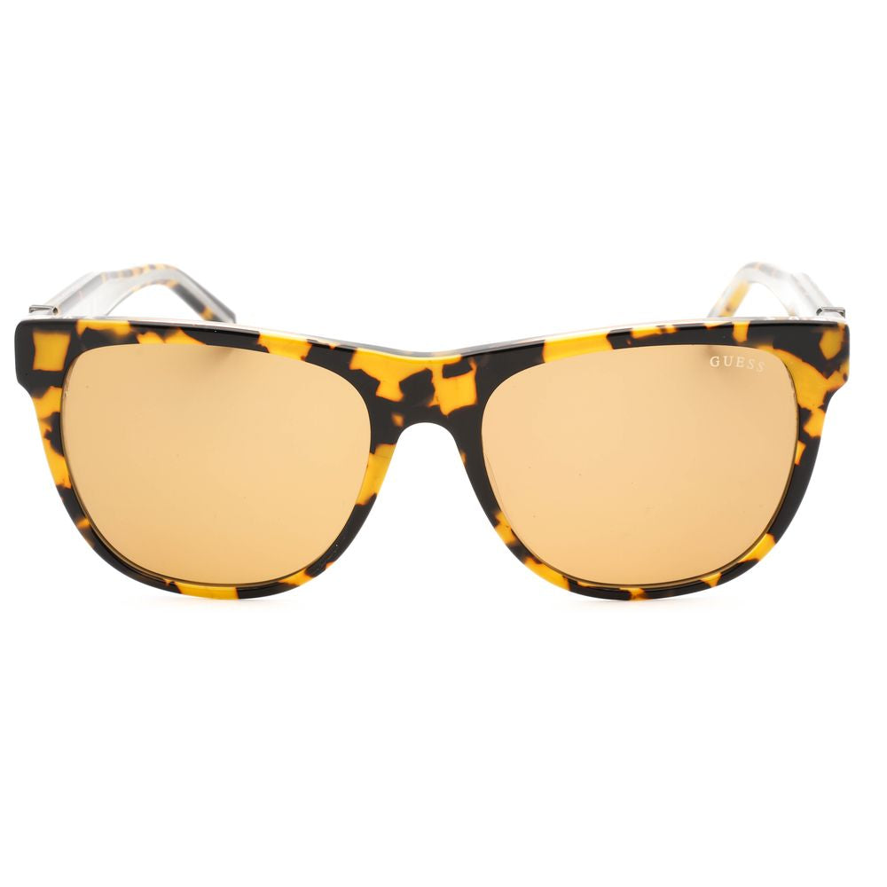 Guess Brown Resin Sunglasses $227.00 Guess Luzworld
