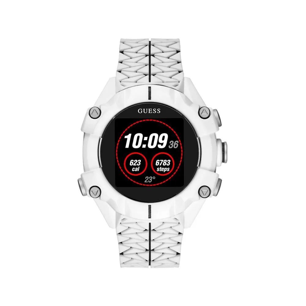 Guess White Resin Watch $577.00 Guess Luzworld