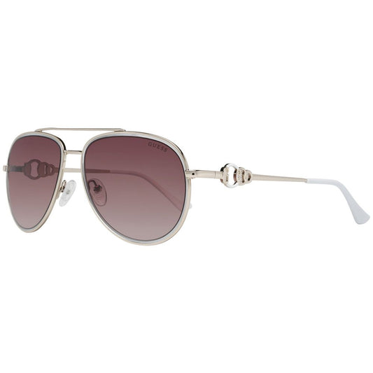 Guess Gold Metal Sunglasses $229.00 Guess Luzworld