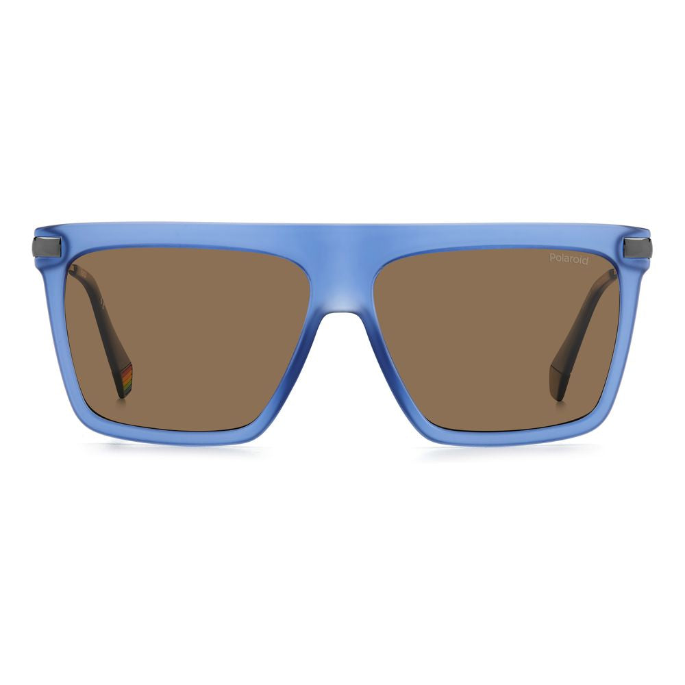 Polaroid Blue Plastic Sunglasses $154.00 Polaroid Luzworld