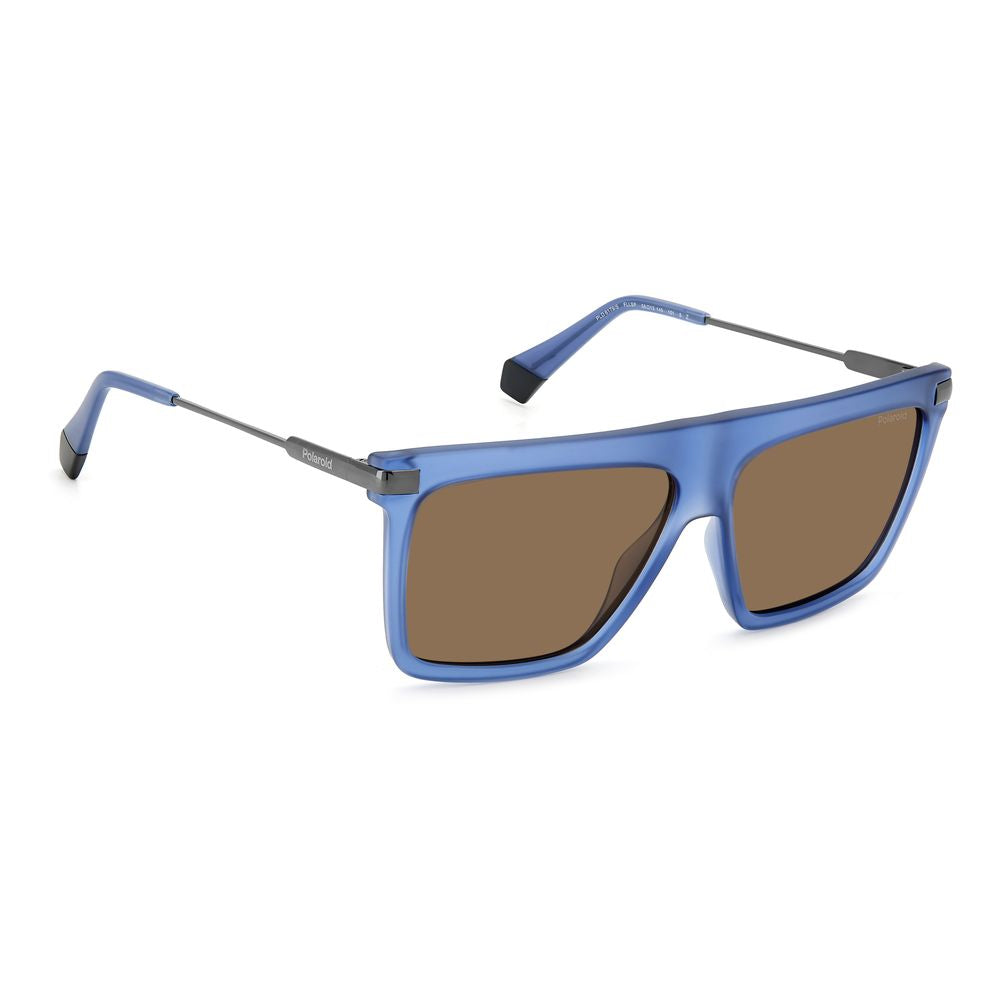 Polaroid Blue Plastic Sunglasses $154.00 Polaroid Luzworld