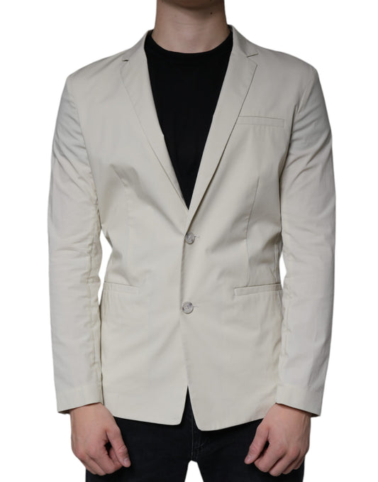 Paolo Pecora Milano Beige Single Breasted Dress Formal Coat Blazer $737.00 Paolo Pecora Milano Luzworld