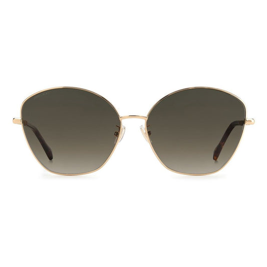 Jimmy Choo Gold Metal Sunglasses $626.00 Jimmy Choo Luzworld