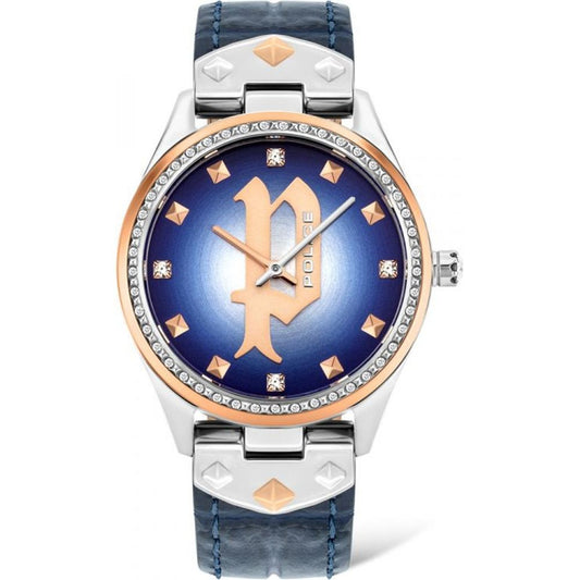 Police Blue Leather Watch $293.00 Police Luzworld