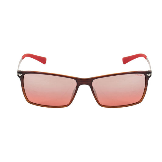 Police Red Injected Sunglasses $212.00 Police Luzworld