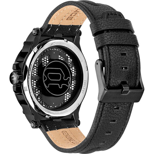 Police Black Leather Watch $326.00 Police Luzworld