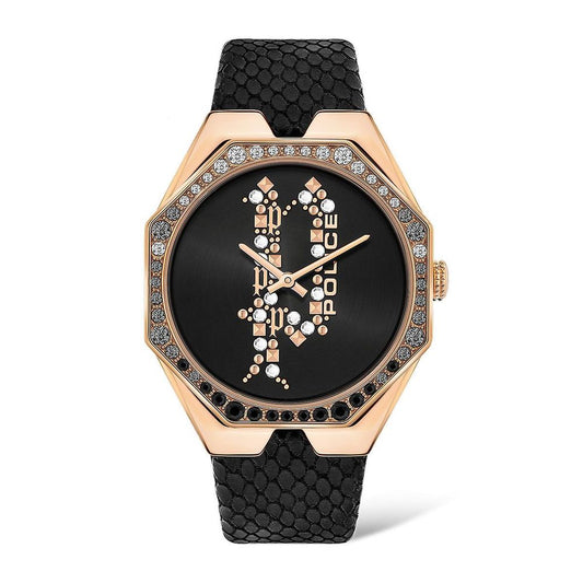 Police Black Leather Watch $349.00 Police Luzworld